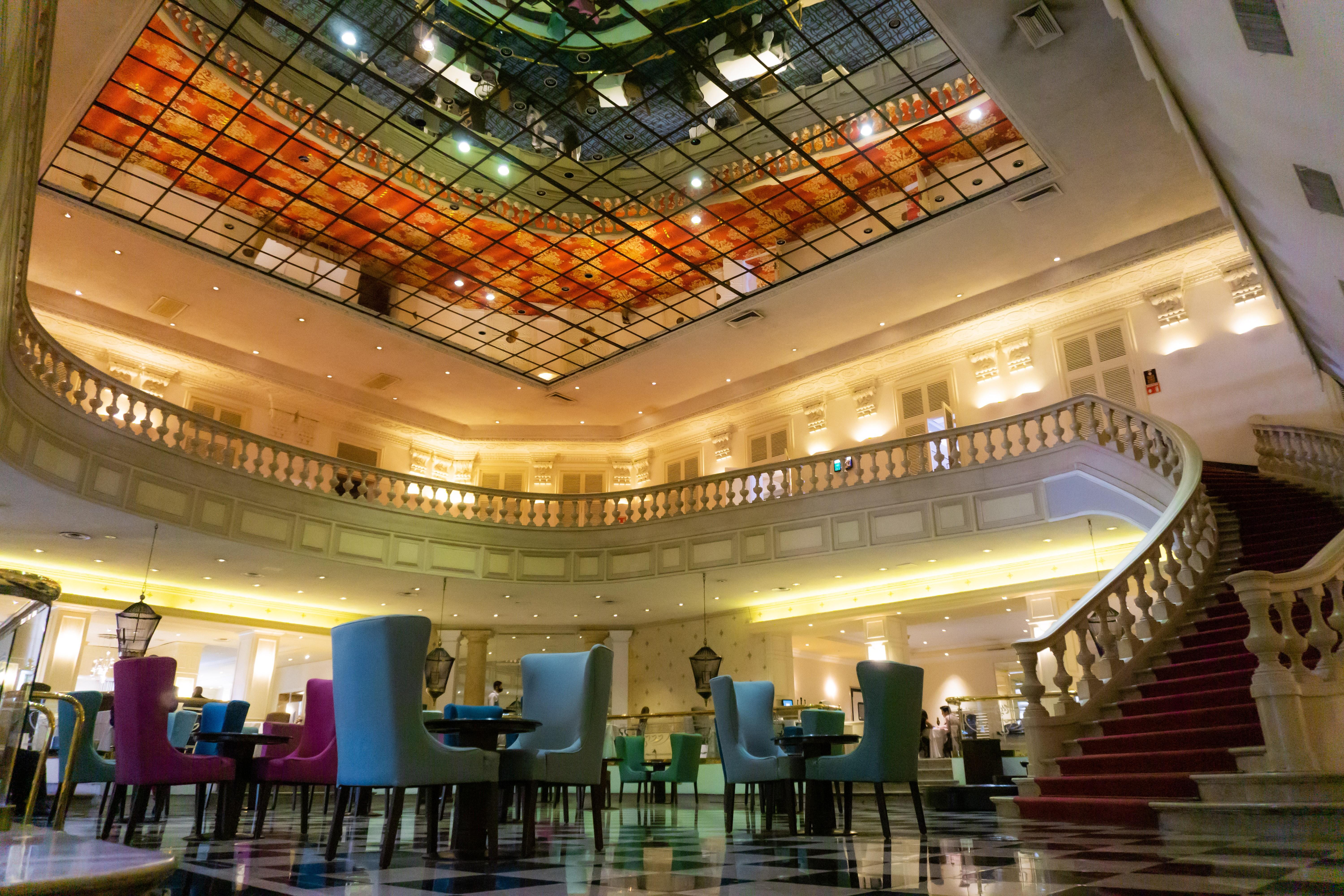 Gamma Monterrey Gran Hotel Ancira ภายนอก รูปภาพ The lobby of the hotel